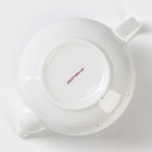 Чайник фарфоровый заварочный Доляна «Млечный путь», 900 мл, цвет белый в крапинку - Фото 8