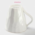 Кружка Доляна «Млечный путь», 300 мл, фарфор, белая - Фото 3