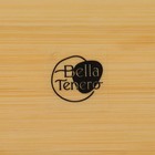 Набор фарфоровый для специй на подставке из бамбука BellaTenero «Эстет. Грани», 2 предмета: солонка 100 мл, перечница 100 мл, цвет белый - фото 4324612