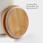 Банка для сыпучих BellaTenero, 800 мл, 10×15 см, фарфор, белая - Фото 3