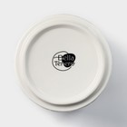 Банка для хранения сыпучих продуктов BellaTenero «Листья», 300 мл, d=8,5 см, с бамбуковой крышкой, фарфоровая, цвет белый - Фото 6