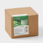 Банка для хранения сыпучих продуктов BellaTenero «Листья», 330 мл, d=10 см, с бамбуковой крышкой, фарфоровая, цвет белый - Фото 6