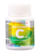 Витамин С Алтайвитамины 50 мг, 200 драже - Фото 1