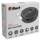 Робот-пылесос Bort BSS-Vision700W, 35 Вт, сухая/влажная уборка, 0.3/0.3 л, чёрный - фото 51320422