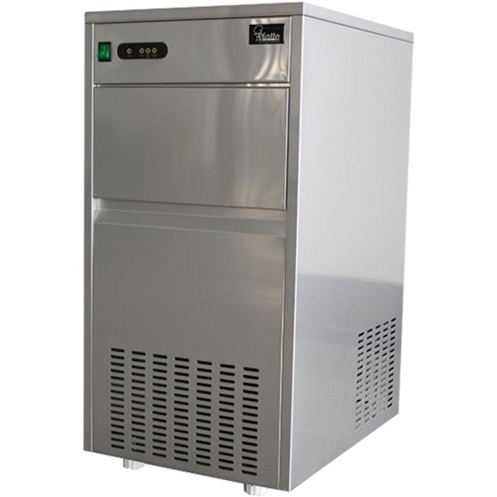 Льдогенератор VIATTO VA-IM-25A, 240 Вт, кусковой лёд (пальчики), 25 кг/сутки, серебристый