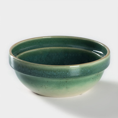 Тарелка Хорекс Erboso reattivo, 600 мл, d=15.5 см, фарфор, зелёная