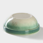 Тарелка Хорекс Erboso reattivo, 600 мл, d=15.5 см, фарфор, зелёная - Фото 3