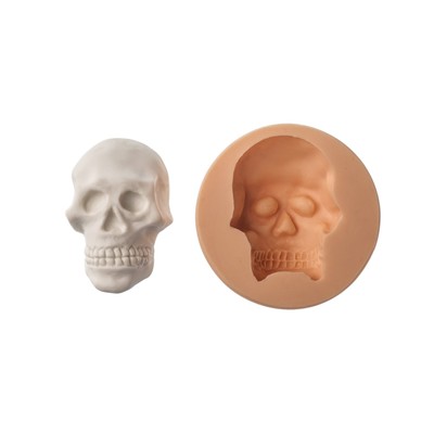 Молд силикон "Череп" 5х3,7 см МИКС