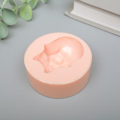 Молд силикон "Череп" 5х3,7 см МИКС