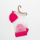 Носки женские "Пончик", цвет розовый, размер 36-40 - Фото 3