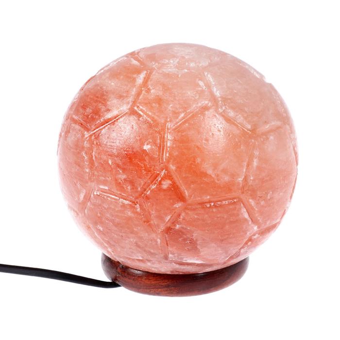 Солевая лампа Wonder Life "Футбольный мяч", 15 Вт, гималайская соль, от сети - Фото 1