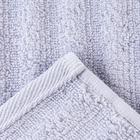 Полотенце махровое Этель "Waves" серый, 30х60 см, 100% хлопок, 460 гр/м2 - Фото 4