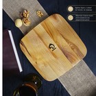 Менажница Доляна, 25×25×1.8 см, 5 секций, квадратная, дерево берёза - Фото 9