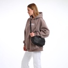 Сумка женская кросс-боди TEXTURA на молнии, 25×6×14 см, чёрная - Фото 6