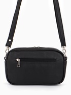 Сумка женская кросс-боди TEXTURA на молнии, 25×6×14 см, чёрная - Фото 11