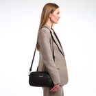 Сумка женская на молнии TEXTURA, маленький размер, цвет коричневый - Фото 8