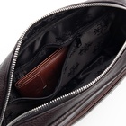 Сумка женская на молнии TEXTURA, маленький размер, цвет коричневый - Фото 4