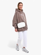 Сумка женская кросс-боди TEXTURA на молнии, 25×6×14 см, белая - Фото 9