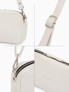 Сумка женская кросс-боди TEXTURA на молнии, 25×6×14 см, белая - Фото 5