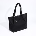 Сумка женская TEXTURA, шоппер, большой размер, цвет чёрный - Фото 2