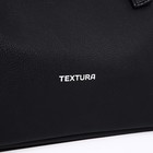Сумка женская TEXTURA, шоппер, большой размер, цвет чёрный - Фото 4