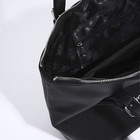 Сумка женская TEXTURA, шоппер, большой размер, цвет чёрный - Фото 6