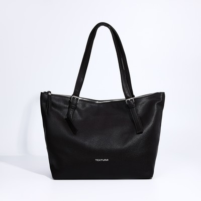 Сумка-шопер женская, TEXTURA, большой размер, цвет коричневый