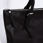 Сумка-шопер женская, TEXTURA, большой размер, цвет коричневый - Фото 5