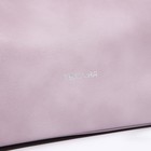 Сумка женская TEXTURA, шоппер, большой размер, цвет розовый - Фото 4