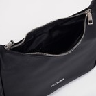 Сумка женская, отдел на молнии, наружный карман, цвет чёрный - Фото 3