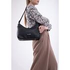 Сумка женская, отдел на молнии, наружный карман, цвет чёрный - Фото 4