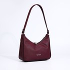 Сумка женская TEXTURA, багет, маленький размер, цвет бордовый - Фото 3