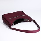 Сумка женская TEXTURA, багет, маленький размер, цвет бордовый - Фото 7