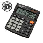 Калькулятор настольный Citizen "SDC-812NR", 12-разрядный, 102 х 124 х 25 мм, двойное питание, чёрный - фото 318518604