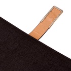 Ежедневник недатированный Calligrata, А5, в линейку, с хлястиком, 100 листов, обложка ПВХ, чёрный 6247983