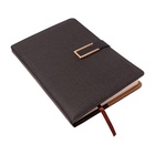 Ежедневник недатированный Calligrata, А5, в линейку, с хлястиком, 100 листов, обложка ПВХ, чёрный 6247983