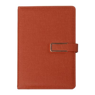 Органайзер А5, 100 листов в линейку, обложка ПВХ с хлястиком, коричневый