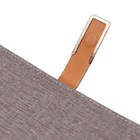 Ежедневник недатированный Calligrata, А5, в линейку, с хлястиком, 100 листов, обложка ПВХ, серый 6247985