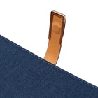 Ежедневник недатированный Calligrata, А5, в линейку, с хлястиком, 100 листов, обложка ПВХ, синий 6247986