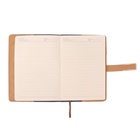 Ежедневник недатированный Calligrata, А5, в линейку, с хлястиком, 100 листов, обложка ПВХ, синий 6247986