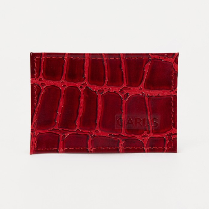 Картхолдер, цвет красный - Фото 1