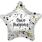 Шар фольгированный 19" «Брызги», звезда (комплект 5 шт) - фото 25267405