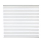 Рулонная штора день/ночь «Бейс», 180х180 см, цвет бежевый - Фото 1