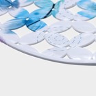 Коврик в раковину Доляна «Пёрышки», 29×29 см - Фото 4