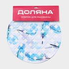 Коврик в раковину Доляна «Пёрышки», 29×29 см - Фото 6