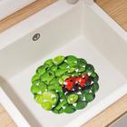Коврик в раковину Доляна «Божья коровка», 28×28 см - Фото 7