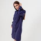 Рубашка (сорочка) женская KAFTAN «Полоса», син, р. 52-54 - Фото 1