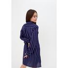 Рубашка (сорочка) женская KAFTAN «Полоса», син, р. 52-54 - Фото 4