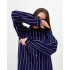 Рубашка (сорочка) женская KAFTAN «Полоса», син, р. 52-54 - Фото 5