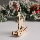 Качалка "Олень", 9,5х10х2,1 см (комплект 4 шт) - фото 21261767